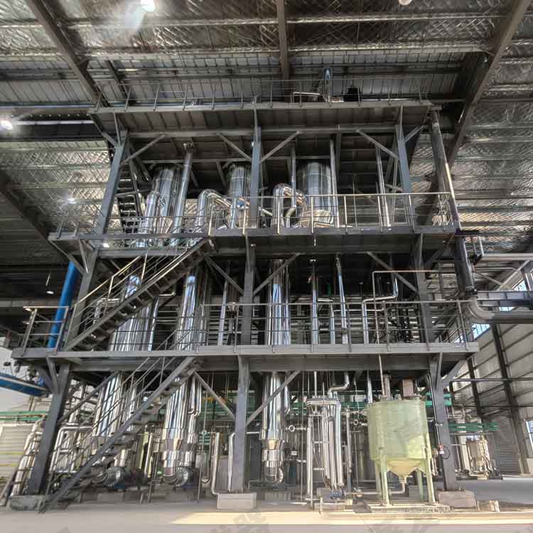 垃圾焚烧飞灰处置行业垃圾炉洗烟废水多效蒸发结晶系统