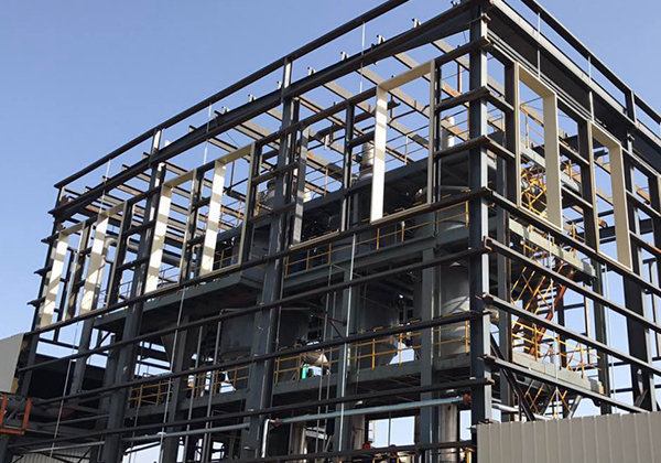 宁夏三效蒸发器处理饲料废水项目调试现场