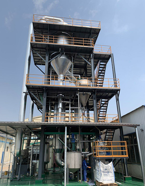 硫酸钠MVR蒸发器现场实拍