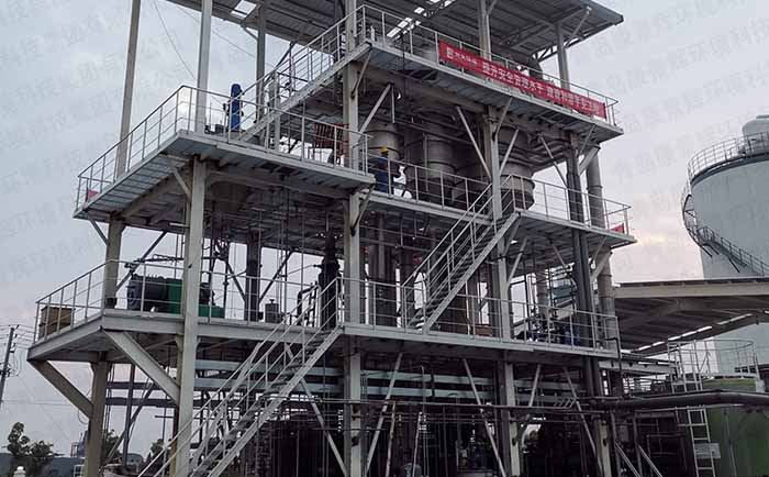 垃圾渗滤液处理案例双效MVR蒸发器