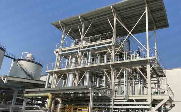 ADC发泡剂废水处理三效降膜蒸发器